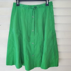 (Surrey) button front a-line skirt
